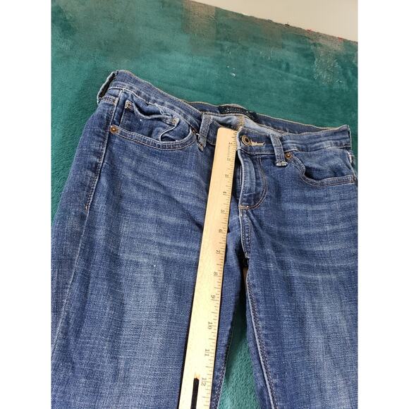 Lucky Brand Jeans Size 2 Womens Blue Stretch Pant Denim Mid Rise Charlie Skinny - Picture 6 of 12